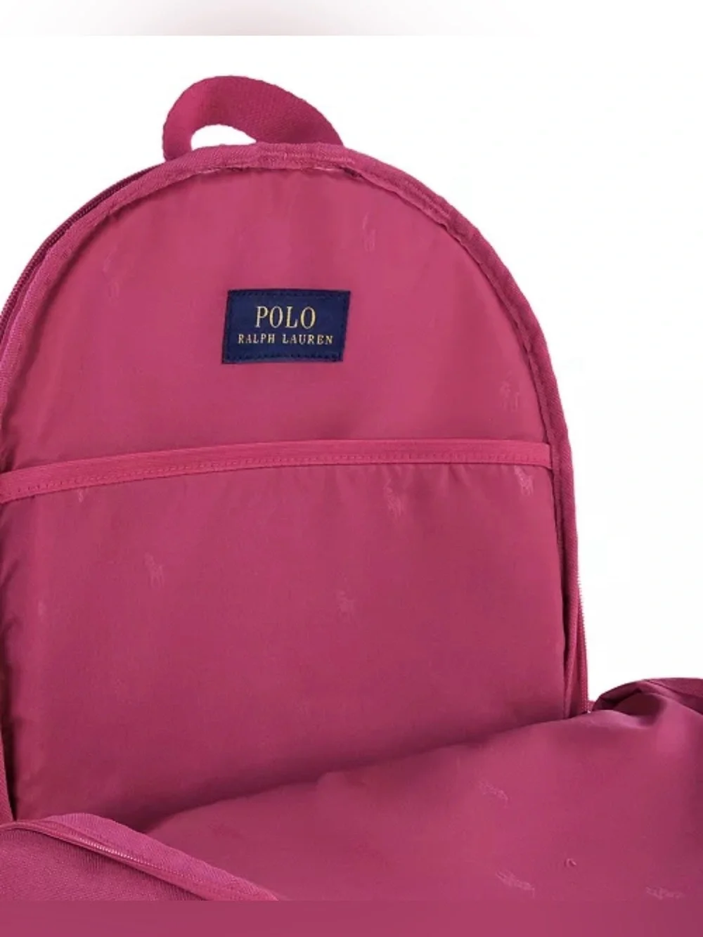 Polo Ralph Lauren Boys' and Girls' Embroidered Pony Color Backpack Adpsport Pink